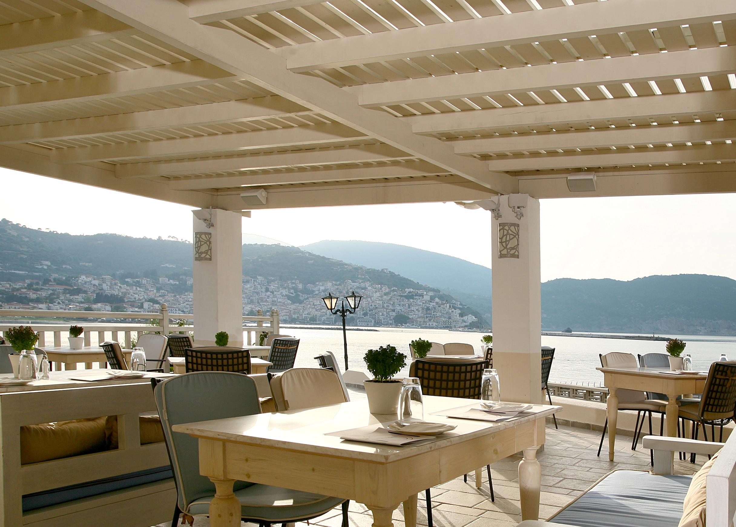 Skopelos Village Hotel Nhà hàng bức ảnh