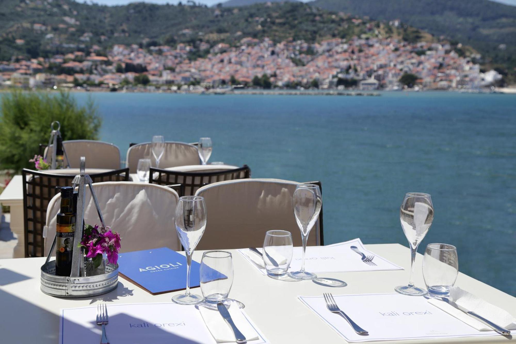 Skopelos Village Hotel Ngoại thất bức ảnh